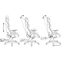 Игровое (геймерское) кресло Zombie Game Penta (черный)