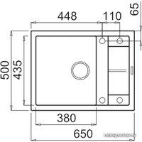 Кухонная мойка Elleci Unico 125 Antracite G59