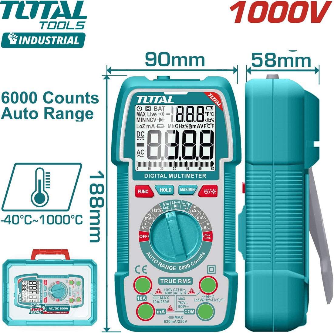 

Мультиметр Total TMT5310004