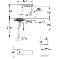 Смеситель Grohe Eurosmart Cosmopolitan E 36330001