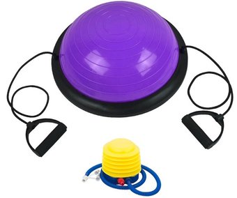 AMETIST Bosu Ball (фиолетовый)