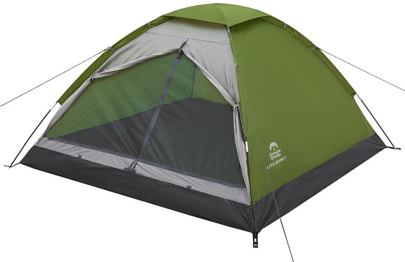 

Треккинговая палатка Jungle Camp Lite Dome 3 (зеленый/серый)