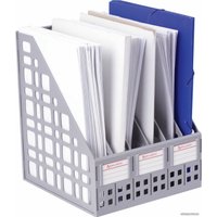 Лоток для бумаг BRAUBERG Maxi Plus 237016 (серый)