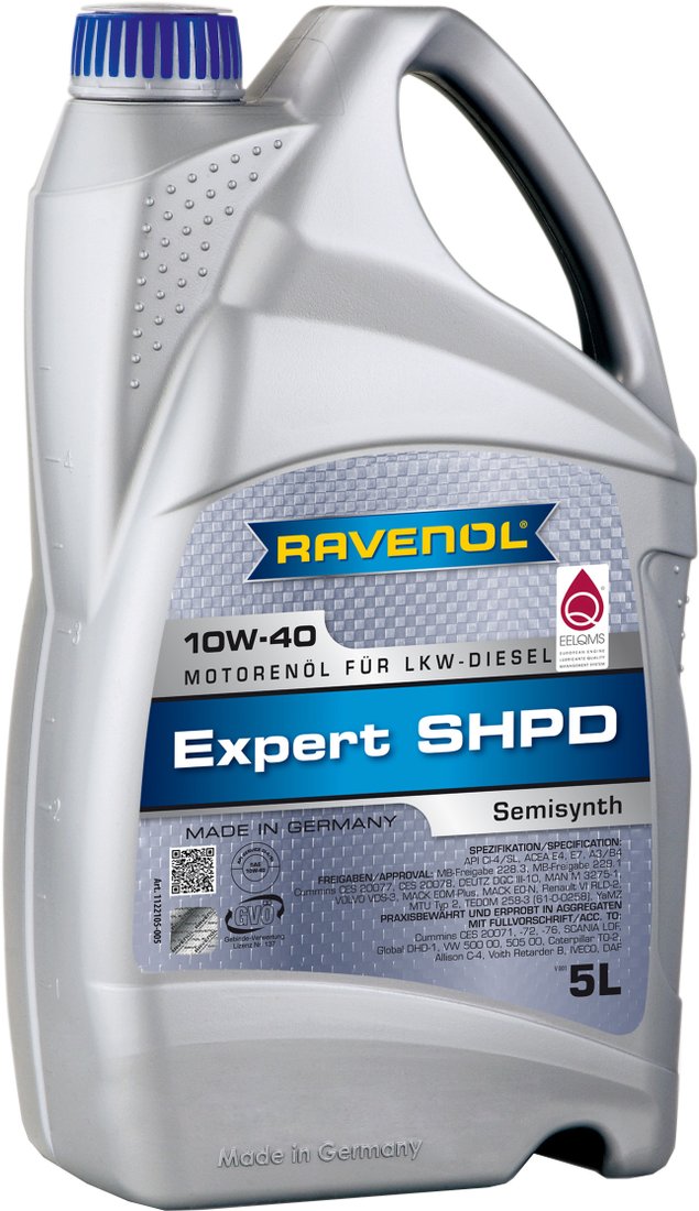 

Моторное масло Ravenol Expert SHPD 10W-40 5л