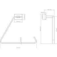 Держатель для полотенца Lauter 21TS1017 (Chrome)