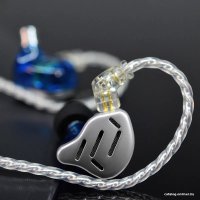 Наушники KZ Acoustics ZAX (без микрофона, синий)