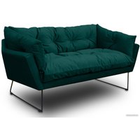 Диван Brioli Анико двухместный (V10/бирюзовый)