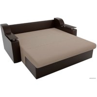 Диван Лига диванов Сенатор 100720 140 см (бежевый/коричневый)