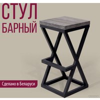 Табурет Millwood Вена 3 Л (сосна пасадена/металл черный)