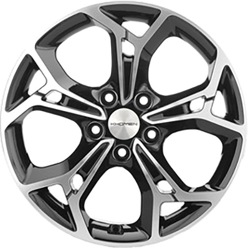 

Литые диски Khomen KHW1702 Sportage 17x7" 5x114.3мм DIA 67.1мм ET 48.5мм Black FP