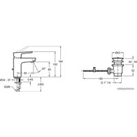 Смеситель Jacob Delafon Oscar E29842-BL