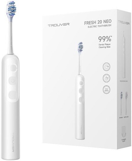 

Электрическая зубная щетка Trouver Fresh 20 NE0 Electric Toothbrush ATB23B (белый)