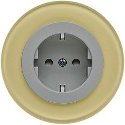 

Розетка DeLUMO Ronda R.7.1014 (классический бежевый)