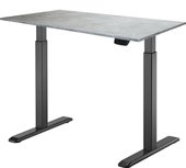 Electric Desk Prime 1200х650х18 мм (бетон чикаго светло-серый/черный)