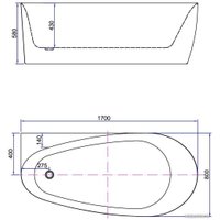Ванна Allen Brau Priority 170x80 2.31002.20