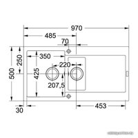 Кухонная мойка Franke MRG 651 114.0157.500 (оникс)