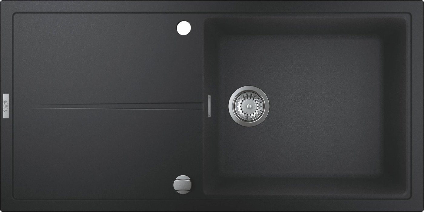 

Кухонная мойка Grohe K400 60-C 100/50 1.0 31641AP0 (черный гранит)