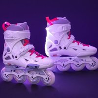 Роликовые коньки PlayLife Imperial Violet 80 (р. 39-40, белый/фиолетовый)