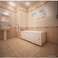 Торцевой экран под ванну Метакам Кварт 75 ЭКN_001490 (белый)