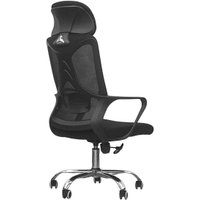 Офисное кресло SitUp Bima black Chrome (сетка Black/ Black)