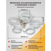 Припотолочная люстра LED4U L6622-5