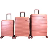 Чемодан-спиннер Mironpan 11271 50 см (пудра)