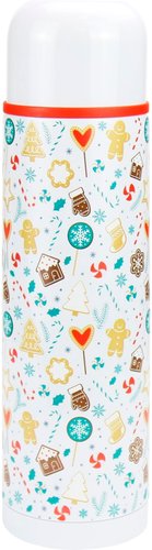 Термос StarWind New Year 11-1000 1 л (белый/рисунок)