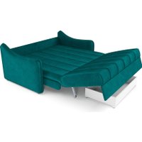 Диван Мебель-АРС Давос ППУ 180x200 см M2-111-2 (бархат сине-зеленый Star Velvet 43 Black Green)