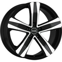 Литые диски MAK Stone 5 15x6.5" 5x118мм DIA 71.1мм ET 65мм Black Mirror