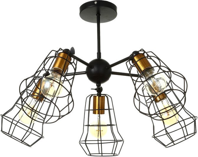 

Подвесная люстра BayerLux 2210/5 7166065 (черно-бронзовый)