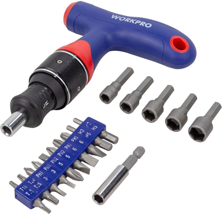 

Набор отвертка с битами Workpro GSCI-1605(56073) (с битами)