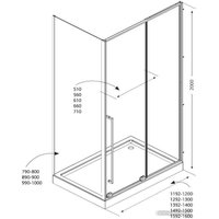 Душевой уголок Allen Brau Fantasy 2.0 120x90 325955 (черный матовый)