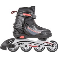 Роликовые коньки Tech Team Kolt 2021 (р. 30-33, черный/красный)