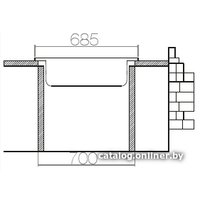 Кухонная мойка Asil AS 91 (полированная, 0.8 мм)