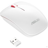 Мышь ASUS WT300 (белый/красный)