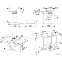 Варочная панель Smeg HOBD682R1