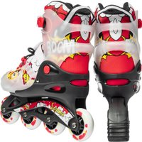 Роликовые коньки Ricos Fun PW-116A-10 (р. 34-37, черный/красный)