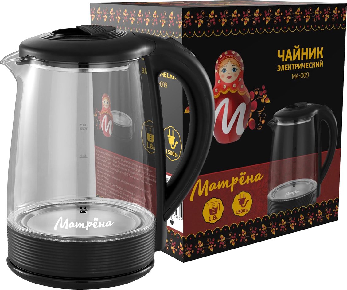 

Электрический чайник Матрена MA-009 (черный)
