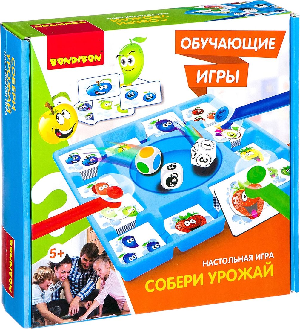 

Развивающая игра Bondibon Собери урожай ВВ2416