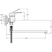 Смеситель G.Lauf KLO7-B048