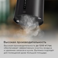 Кухонная вытяжка MAUNFELD Ford 39 Isla Sensor (черный)