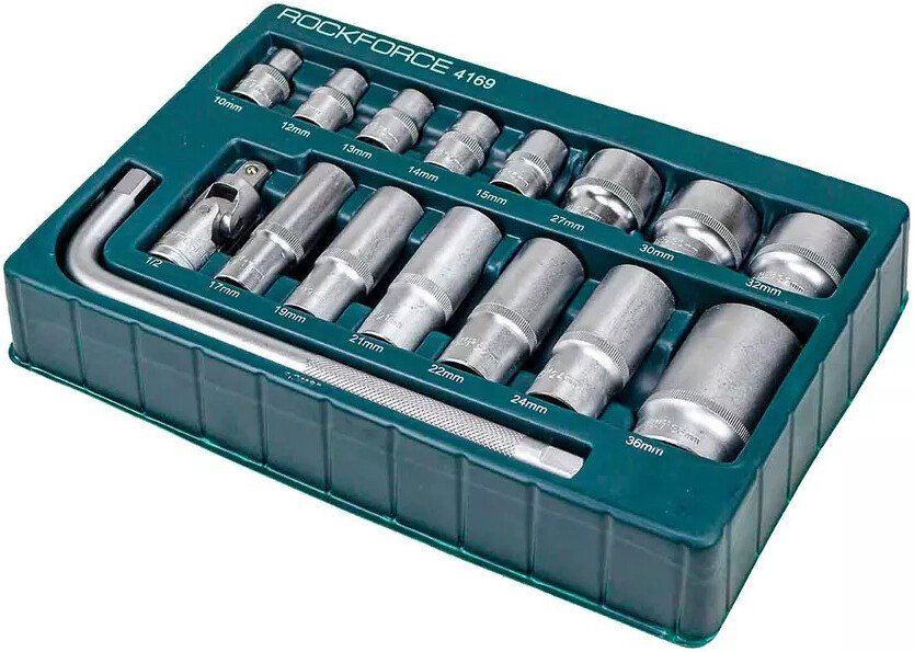 

Набор головок слесарных RockForce RF-4169