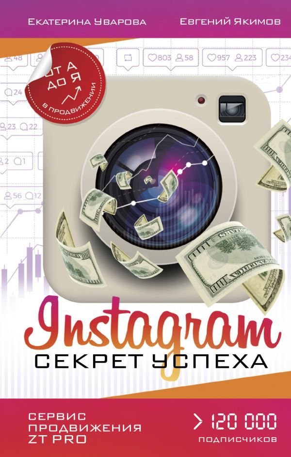

Книга издательства АСТ. Instagram. Секрет успеха ZT PRO. От А до Я в продвижении (Уварова Екатерина Дмитриевна/Якимов Евгений Павлович)