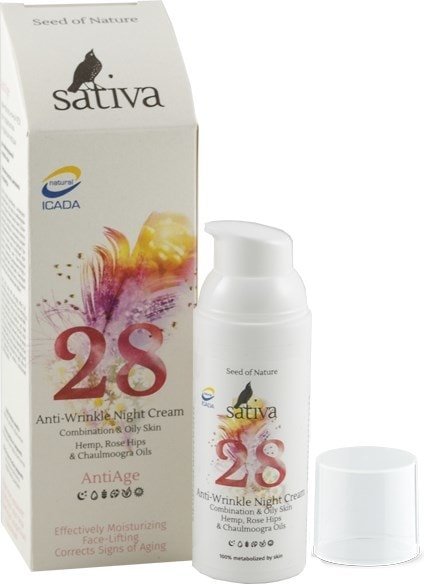 

Sativa Крем-флюид ночной №28 для профилактики и коррекции морщин 50 мл