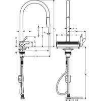 Смеситель Hansgrohe Aquno Select M81 73837000 (хром)