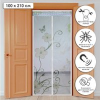 Москитная сетка на дверь Rosenberg RTE-400003-White в Бресте