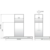 Кухонная вытяжка Elikor Фарм 90Н-650-Е3Д (нержавеющая сталь)