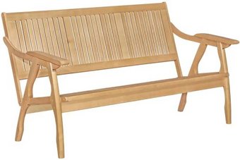 Диван Элегия Диван-скамья массив решетка (лак бук)