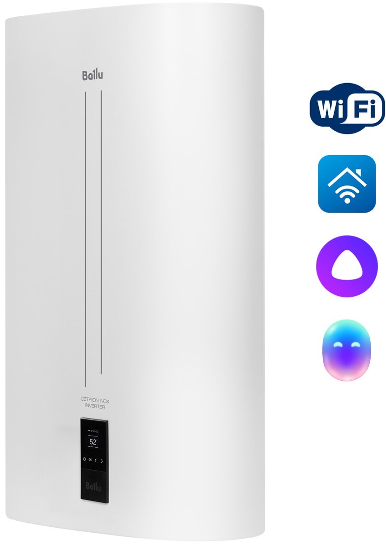 

Накопительный электрический водонагреватель Ballu BWH/S 80 Cetrion Inox Inverter