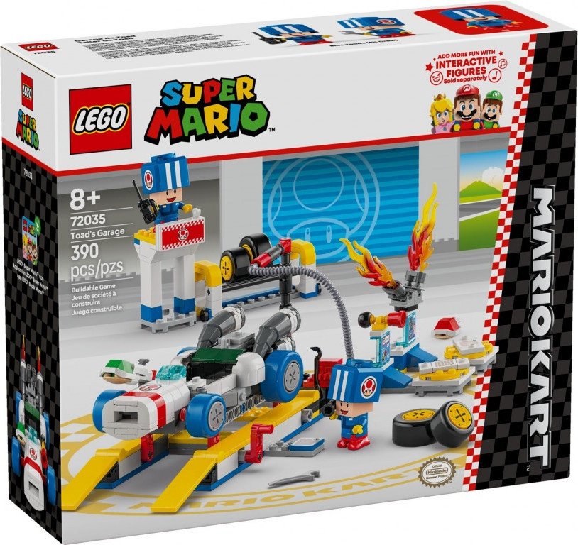

Конструктор LEGO Mario Kart – Гараж Тоада 72035